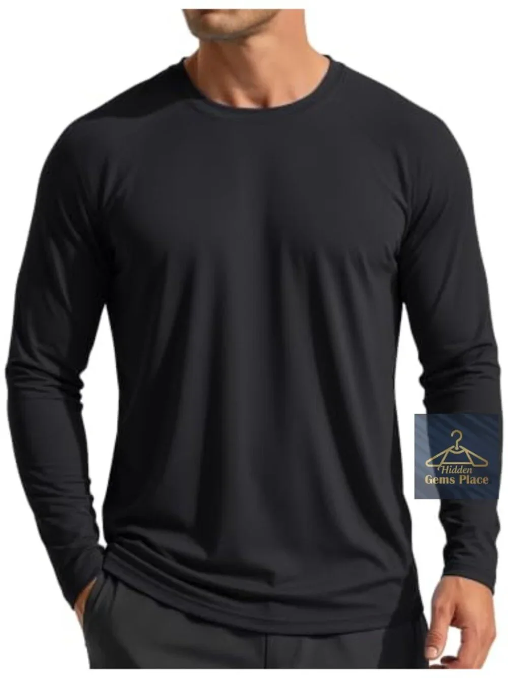 MAGCOMSEN Men's Long Sleeve Sun Protection Shirt UPF 50+ Dry Fit Rash Guard
